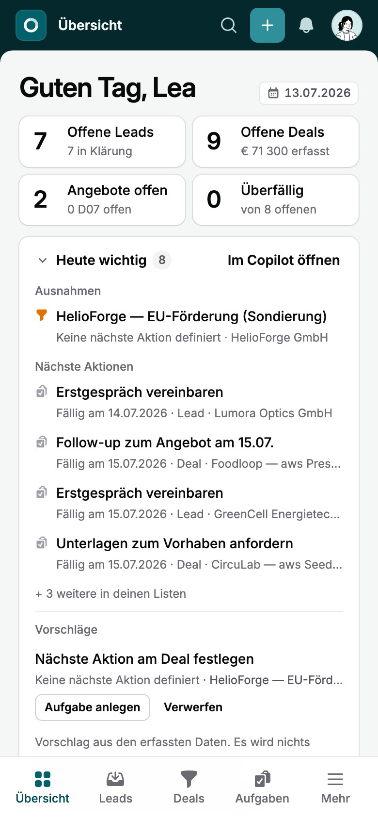 Dharma Funding OS - Plattform für Förderberatung